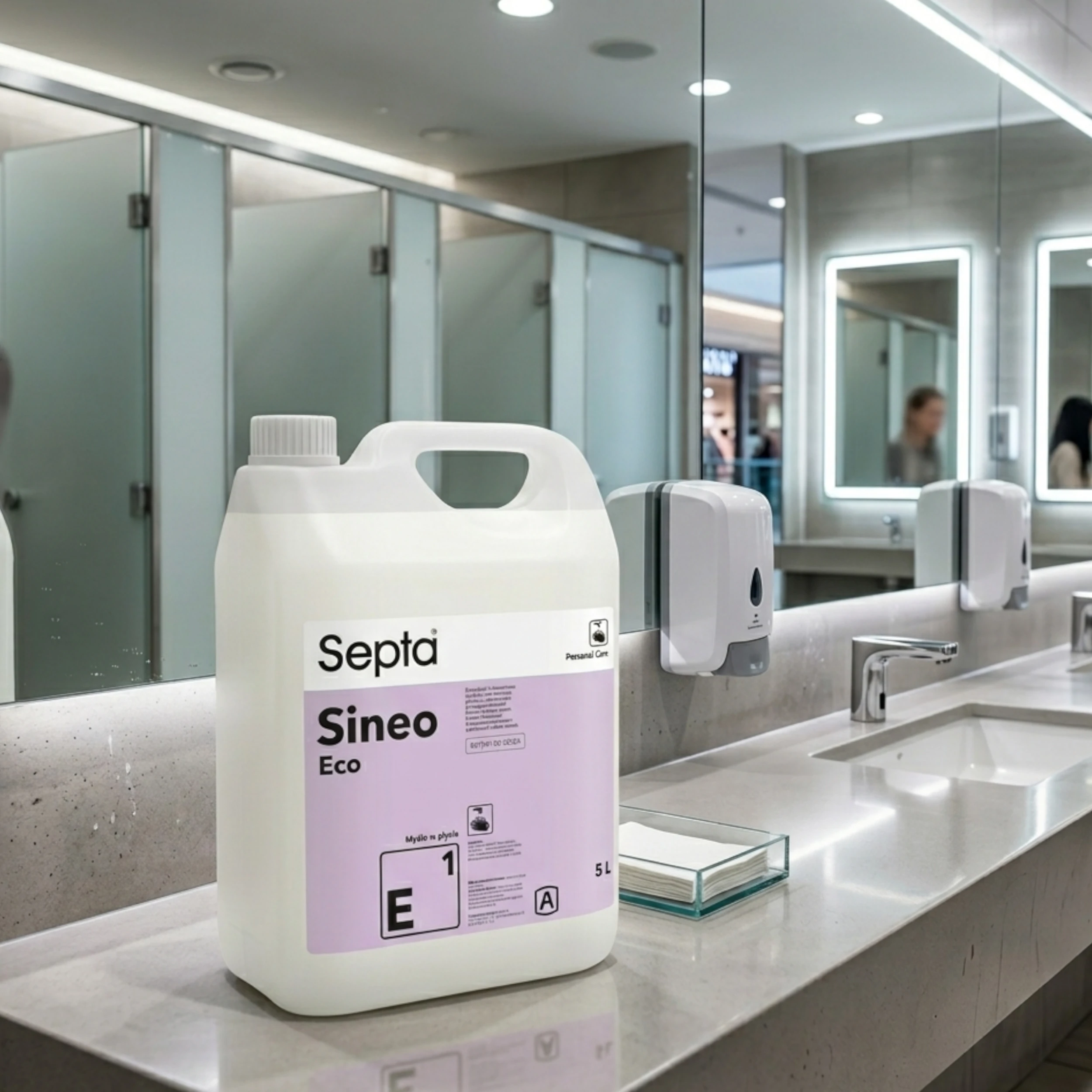 SEPTA SINEO ECO E1 MYDŁO W PŁYNIE DELIKATNE DLA SKÓRY - obrazek 2