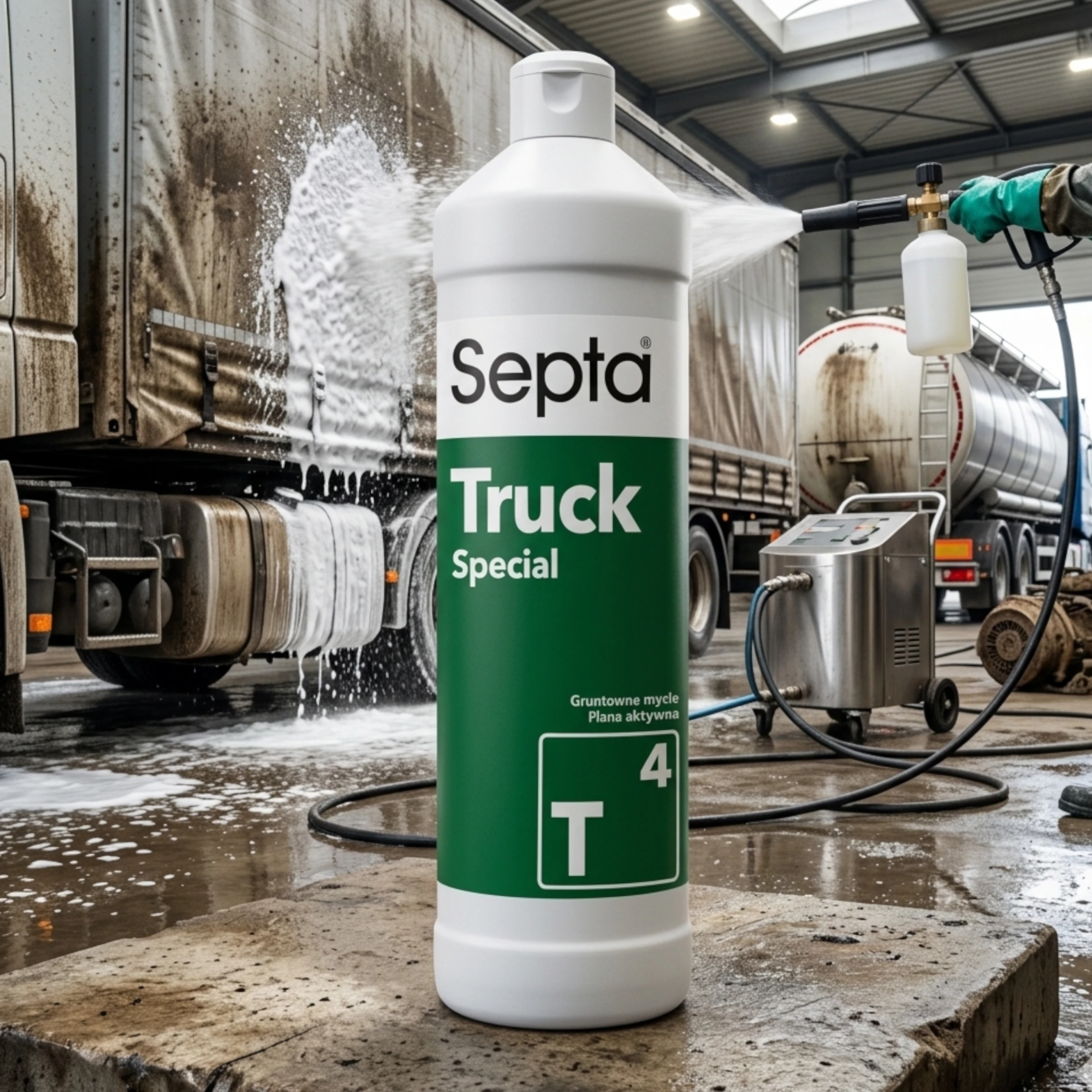 SEPTA TRUCK SPECIAL T4 DO MOCNO ZABRUDZONYCH KAROSERII, PLANDEK, CYSTERN - obrazek 2